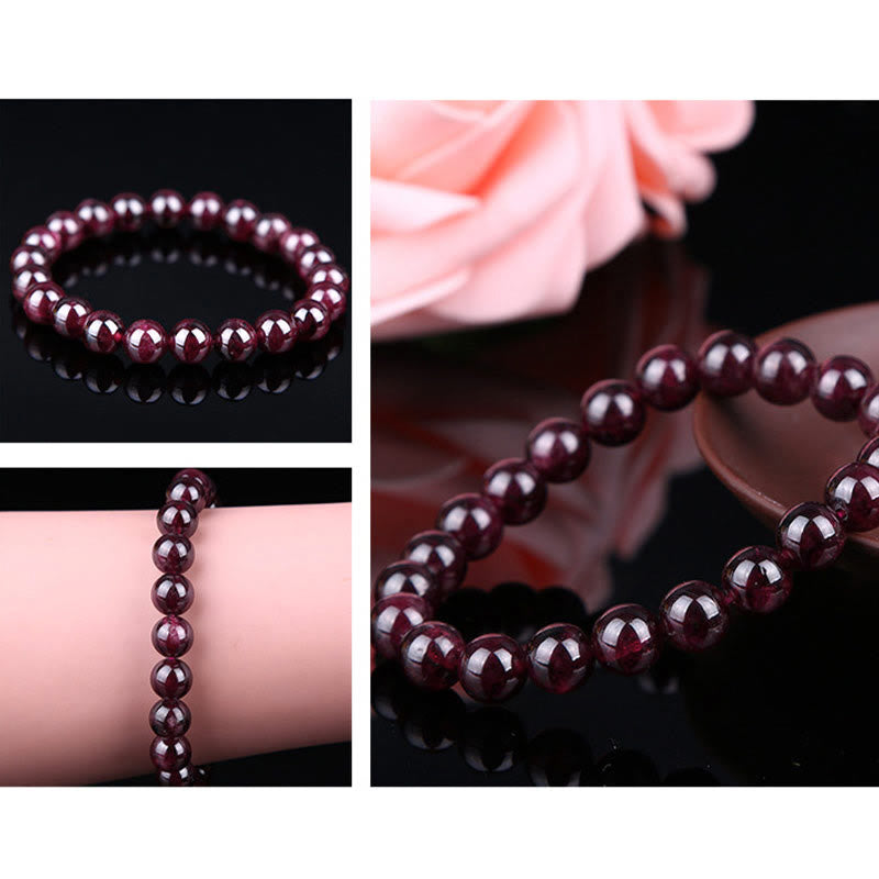 6mm Garnet Passion Bracelet for Meditation