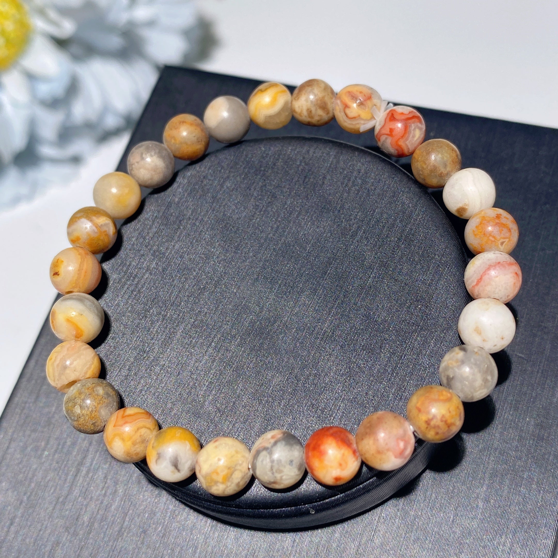 6mm Mixed Crystal Healing Bracelet for Energy Balance