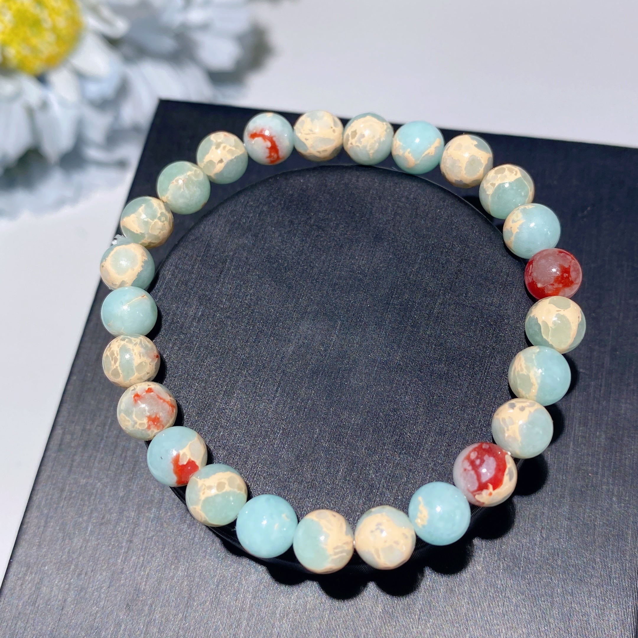 6mm Mixed Crystal Healing Bracelet for Energy Balance