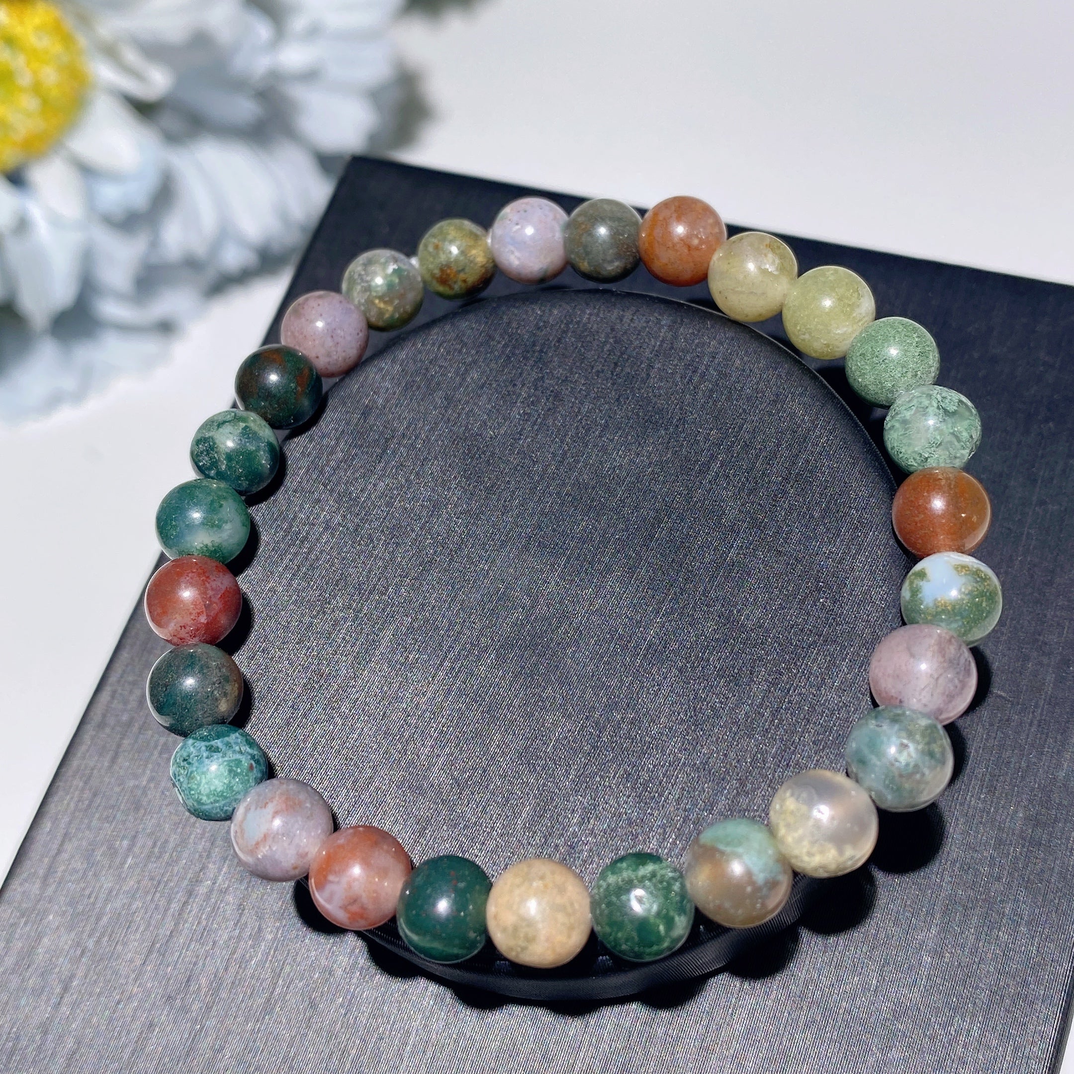 6mm Mixed Crystal Healing Bracelet for Energy Balance