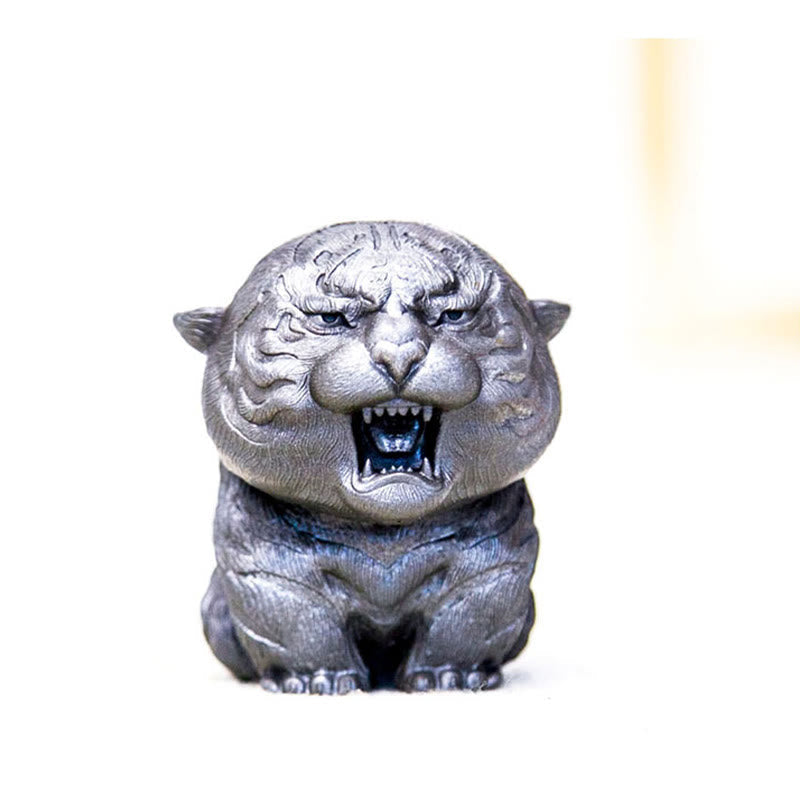 7.5cm Mini Roaring Tiger Iron Powder Resin Statue