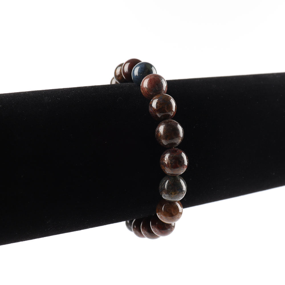 7.8mm Petersite Agate Healing Bracelet for Energy Balance