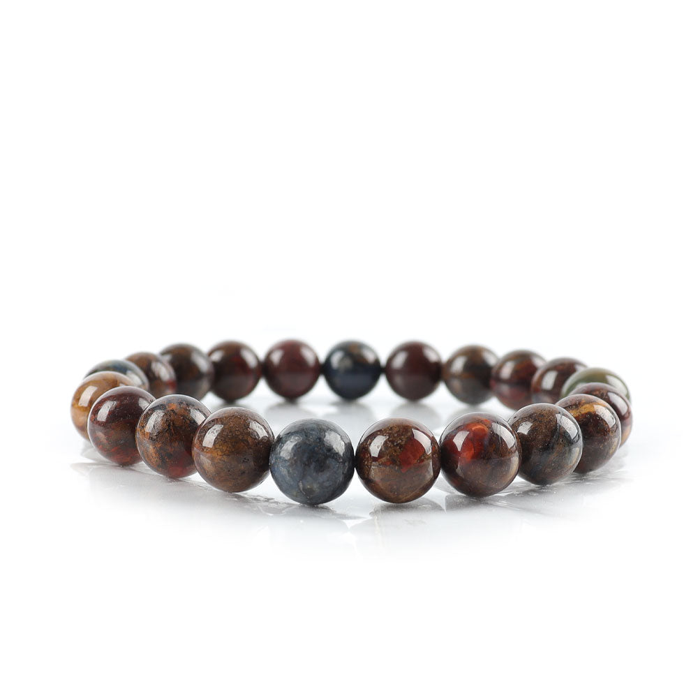 7.8mm Petersite Agate Healing Bracelet for Energy Balance