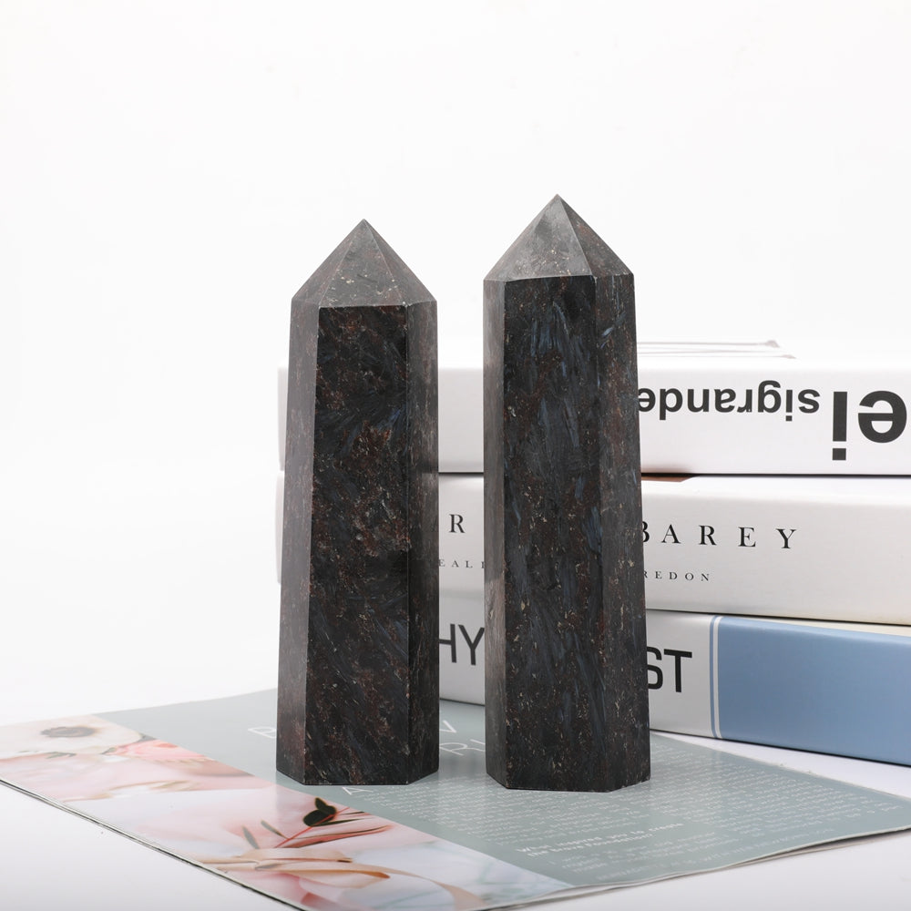 7" Astrophlite Crystal Tower for Healing Energy