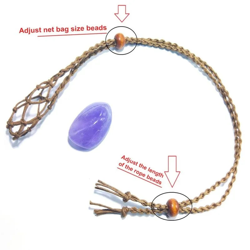 7 Chakra Healing Crystal Pendant Set