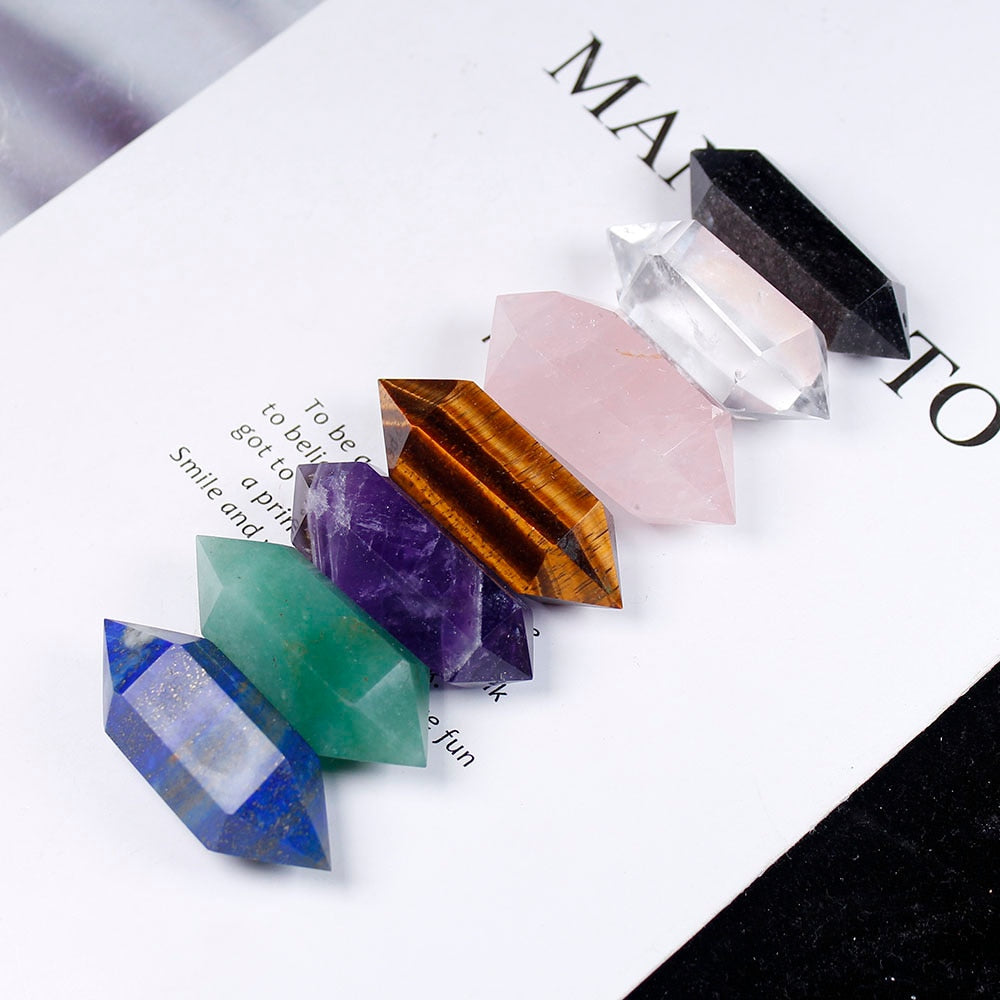 7 Chakra Healing Crystal Points