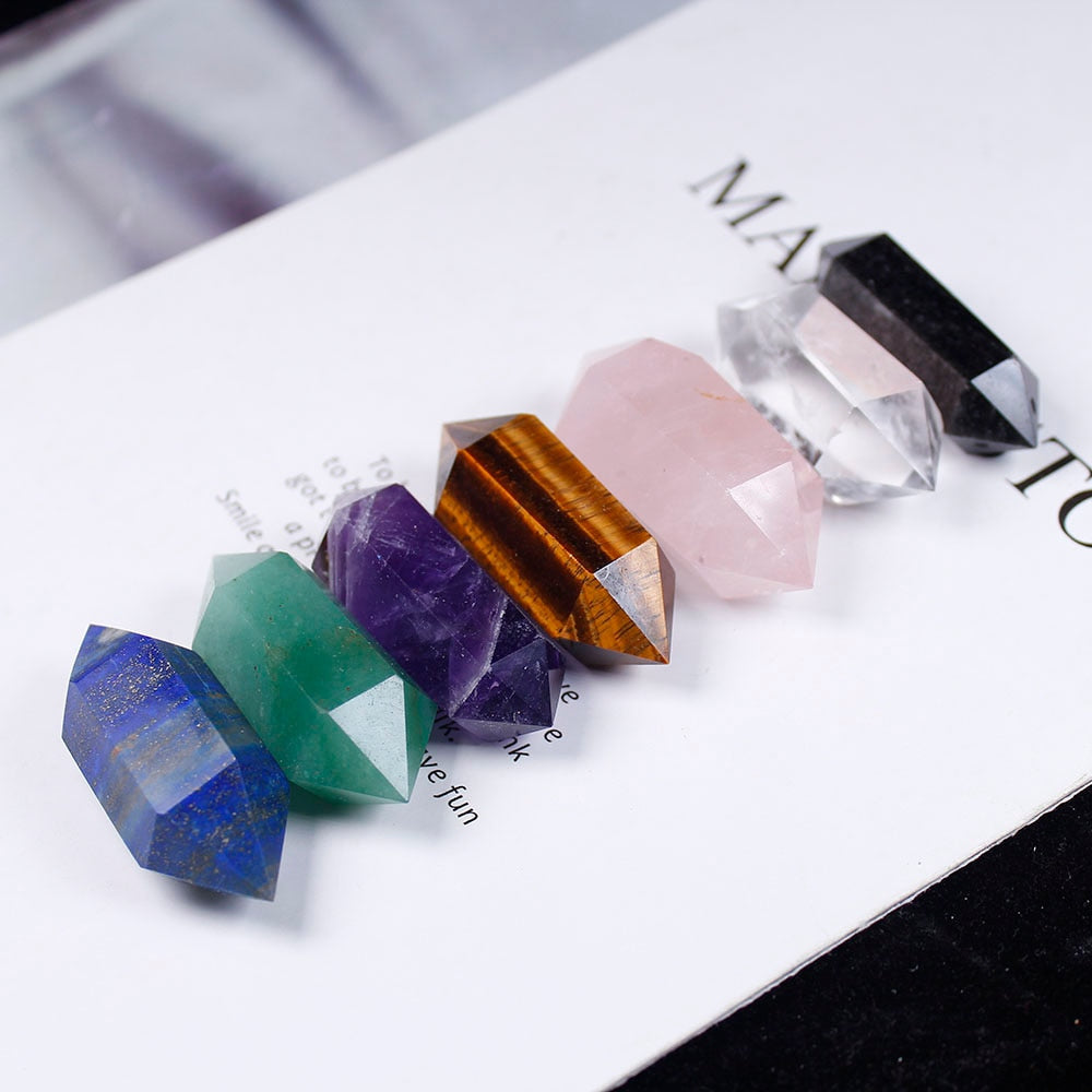 7 Chakra Healing Crystal Points