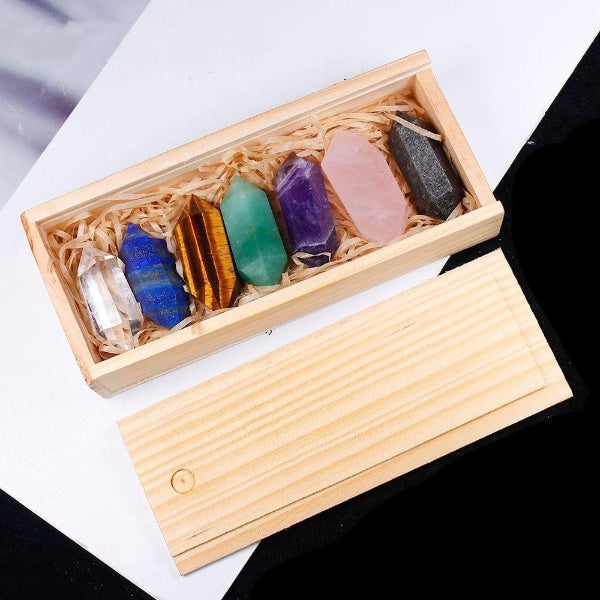 7 Chakra Healing Crystal Points