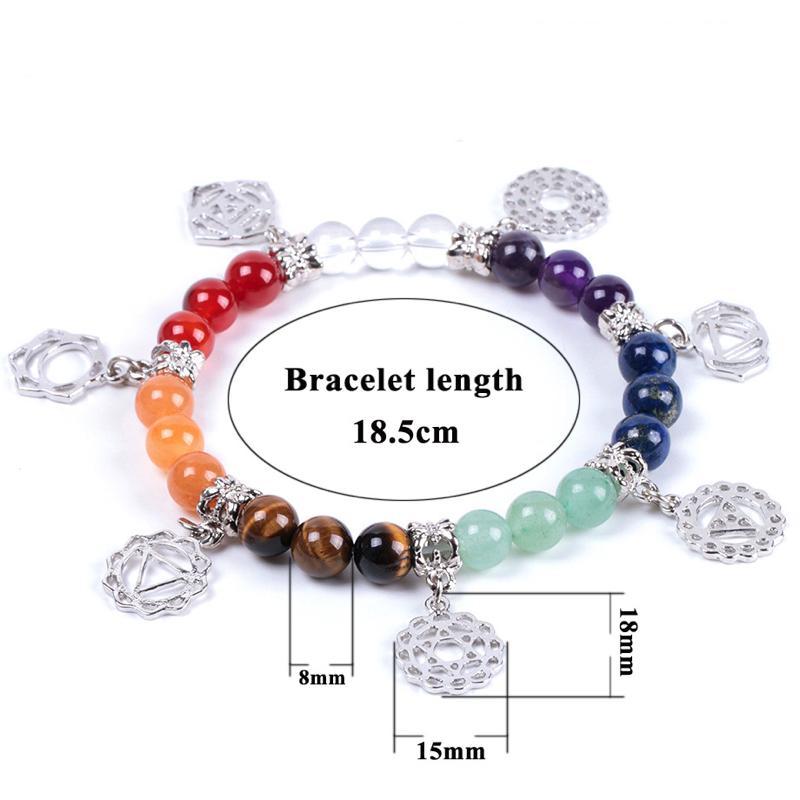 7 Chakra Charm Bracelet for Balance and Harmony