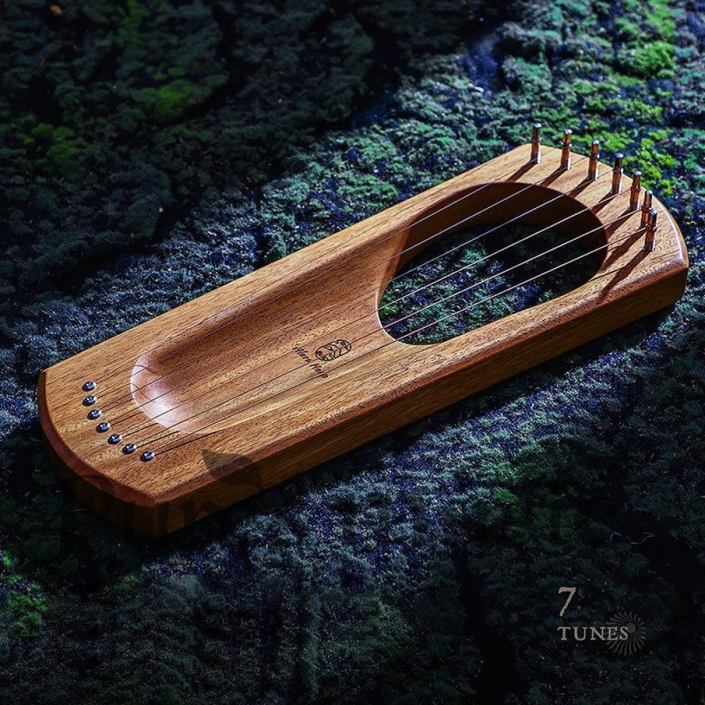 Mini Hap Instrument 7-String Mini Harp: Perfect Beginner Instrument Gift