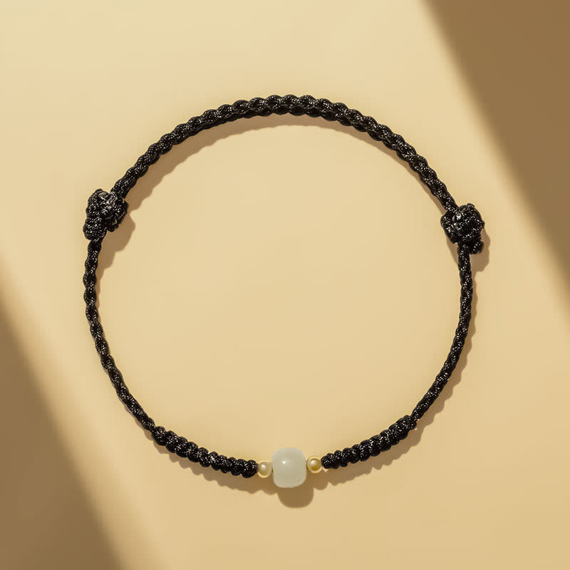 Handcrafted Jade Lucky Bead Abundance Bracelet