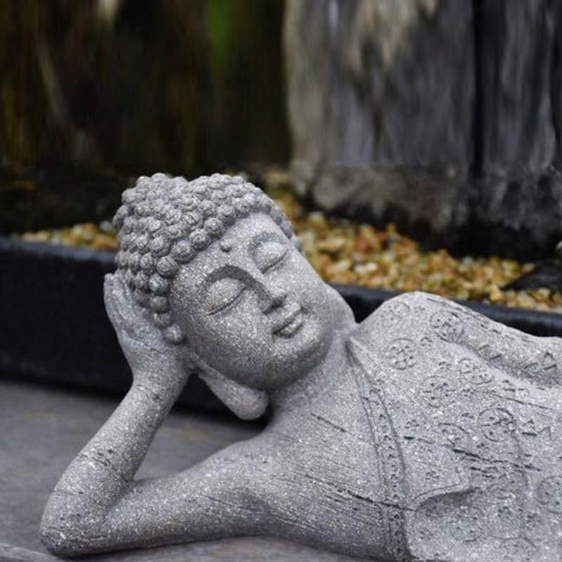 Tibetan Resin Buddha Statue for Meditation and Serenity