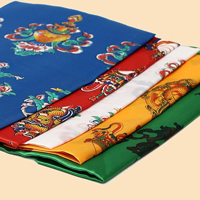 Tibetan Lucky Blessing Khata Scarf 240cm Zen Decor