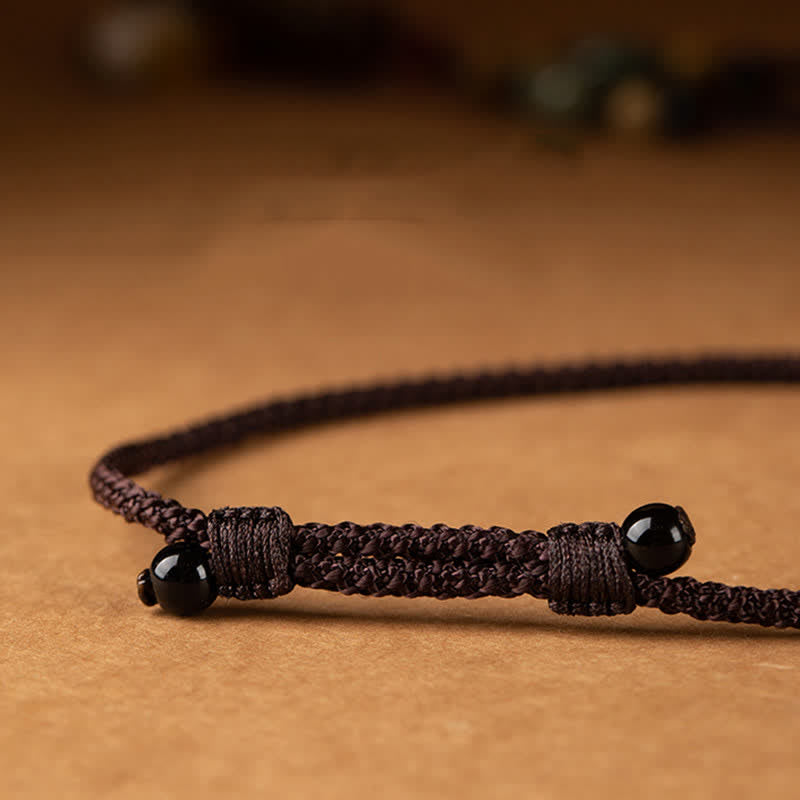 Om Mani Padme Hum Protection Necklace | Copper & Bodhi Seed