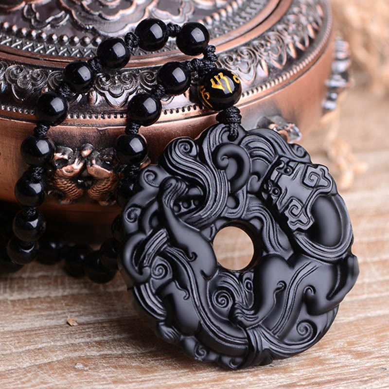 Black Obsidian Protection Necklace | Healing Sounds