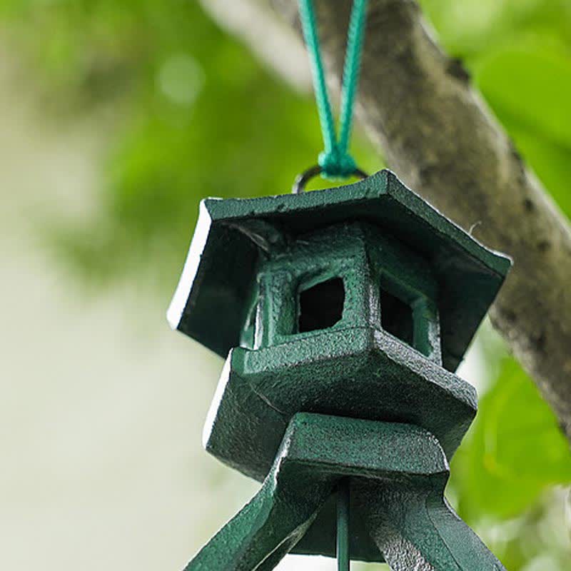 75cm Handmade Auspicious Iron Wall Hanging Chime Bell