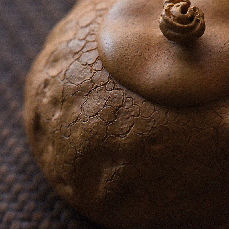 Vintage Purple Clay Kung Fu Teapot 220ml for Zen Decor