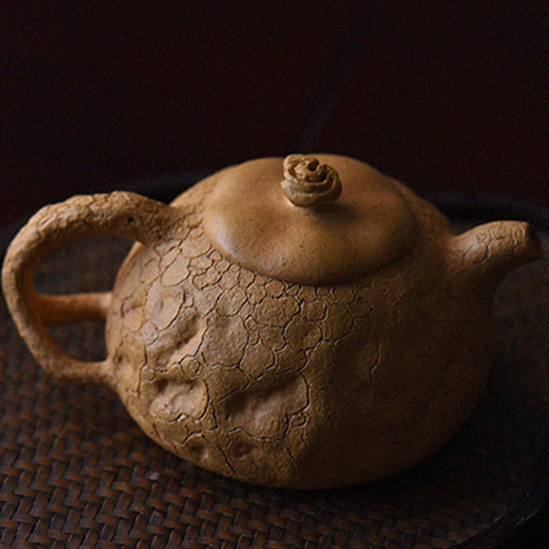 Vintage Purple Clay Kung Fu Teapot 220ml for Zen Decor