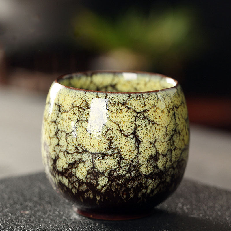 Multicolored Kiln Change Jianzhan Ceramic Tea Cup 110ml