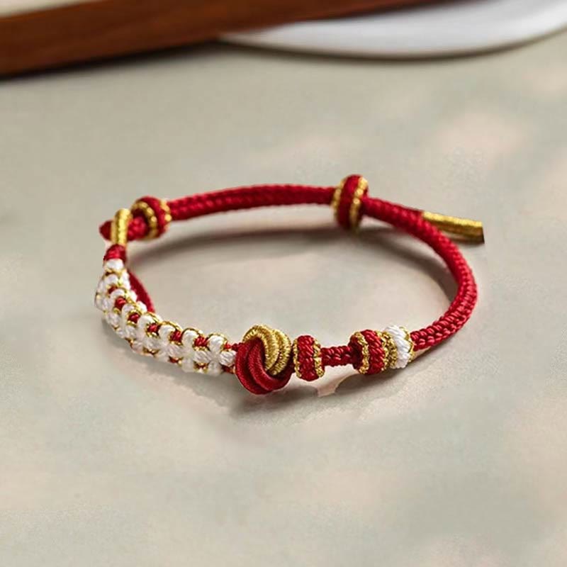 True Love Knot Red String Bracelet for Protection & Luck