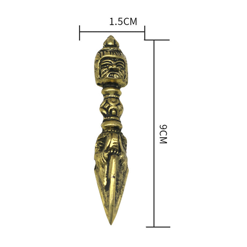 Copper Dorje Vajra Small Meditation Decoration for Spiritual Power