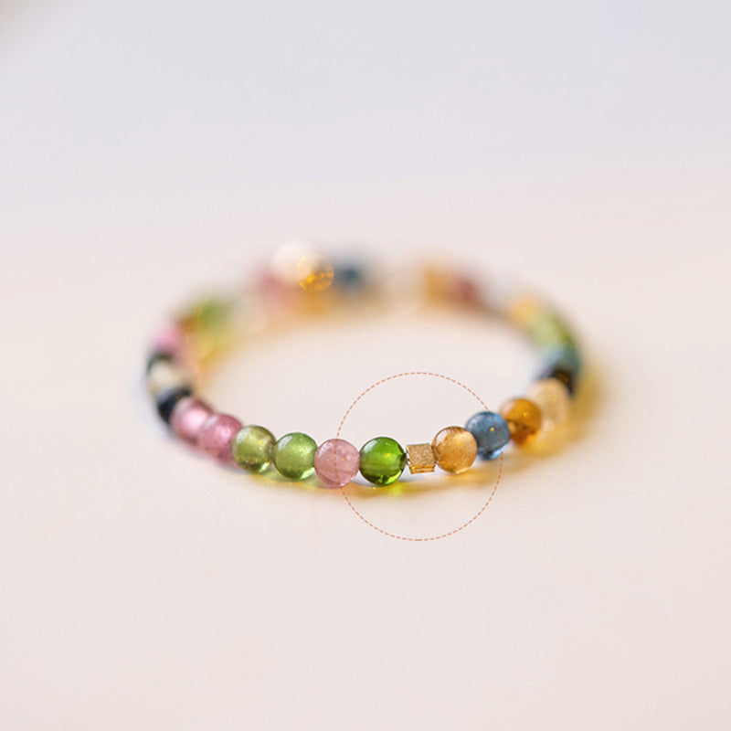 Tourmaline Spiritual Ring | 14k Gold-Plated Positive Love