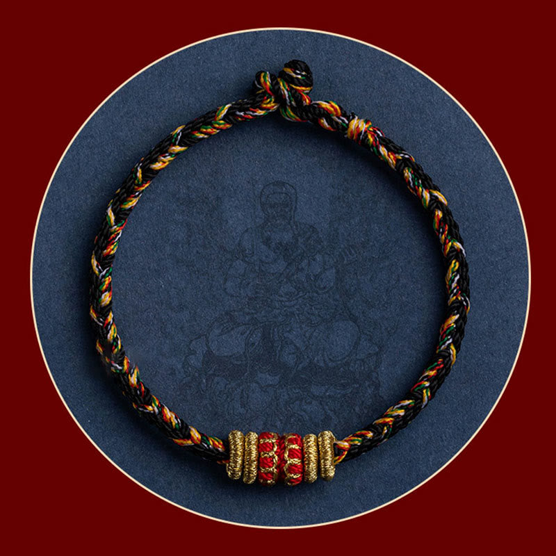 Handmade Chinese Zodiac Red String Bracelet for Luck & Strength