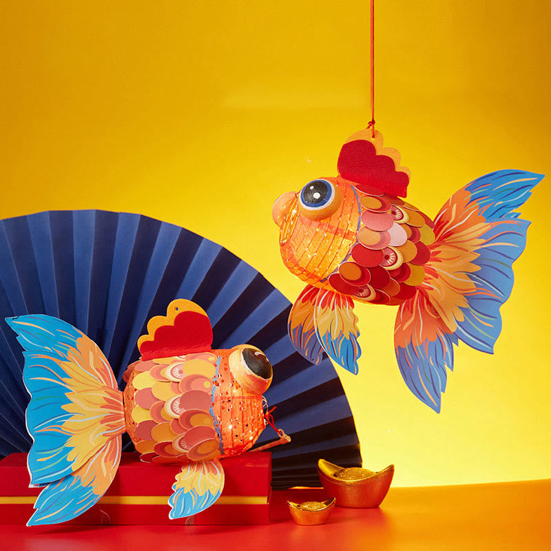 DIY Good Luck Koi Fish Paper Lantern | Zen Decor