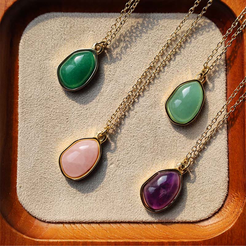 Natural Rose Quartz Necklace Pendant for Unconditional Love & Healing