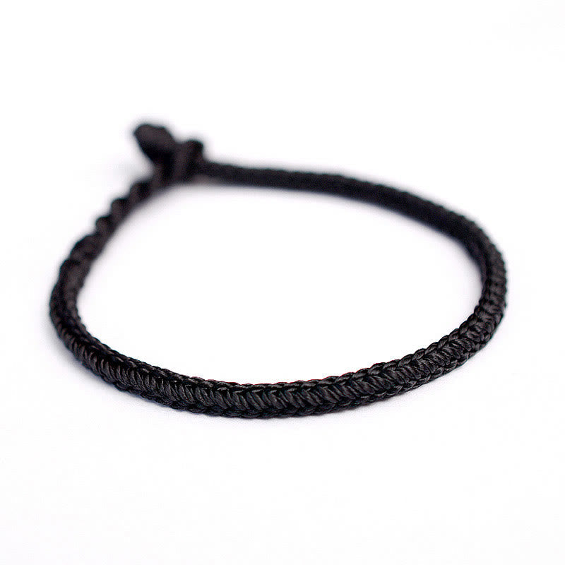 Handmade Red String Eight Thread Peace Knot Bracelet