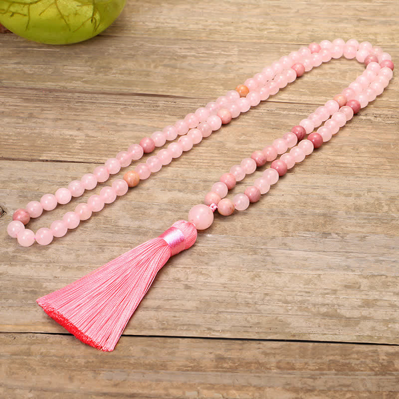 8mm Rose Quartz Love Bracelet for Self-Acceptance