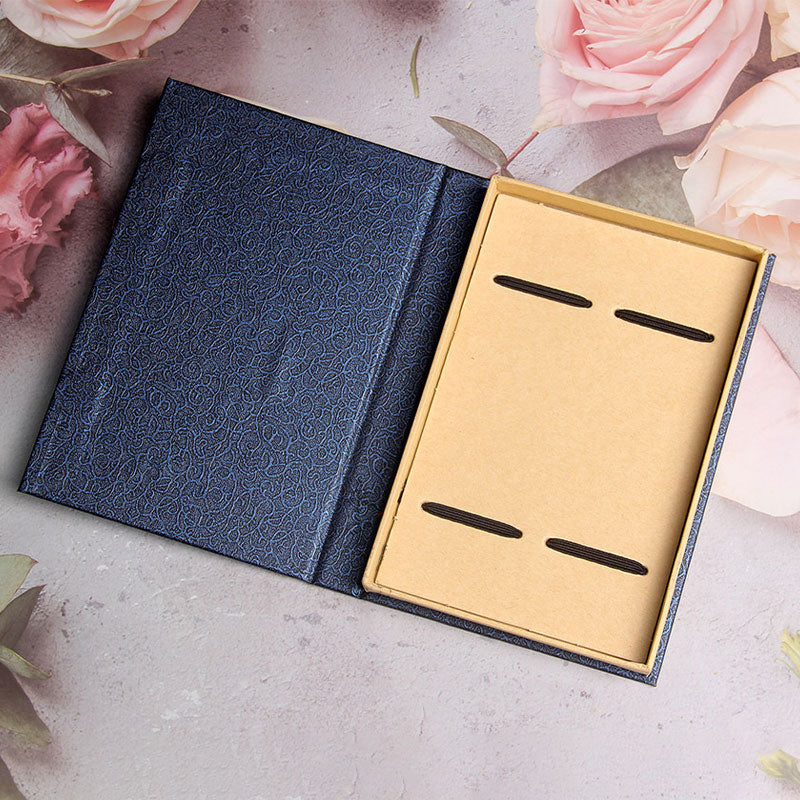 Ebony Wood Butterfly Flower Bookmark for Zen Décor