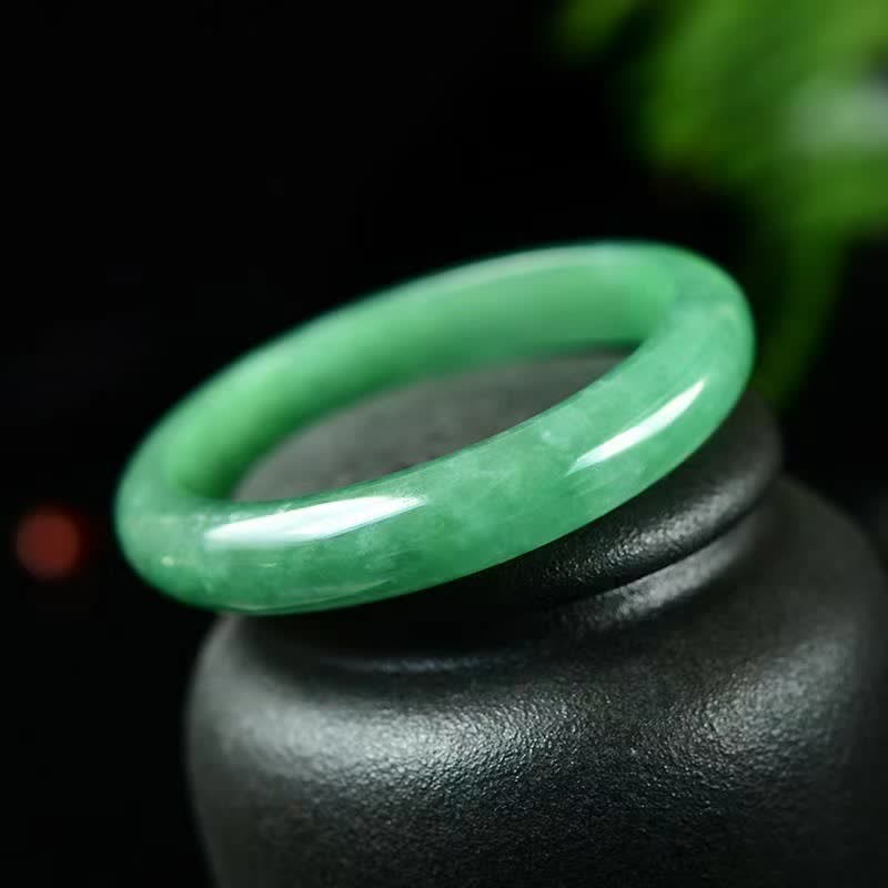Jade Bangle Bracelet 58mm for Abundance & Protection