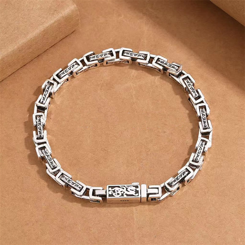 Copper Dragon Om Mani Padme Hum Bracelet | Success & Protection