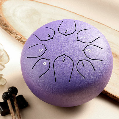 8 Note Steel Tongue Drum Kit for Meditation & Sound Healing