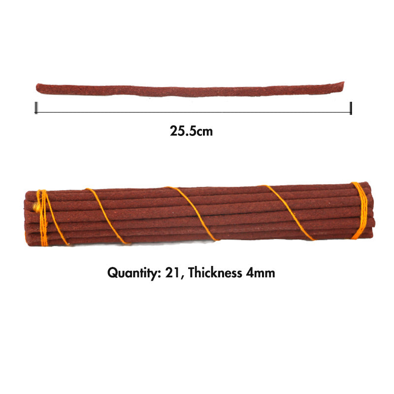 Natural Agarwood & Sandalwood Calm Incense Sticks – 21 Pack for Meditation