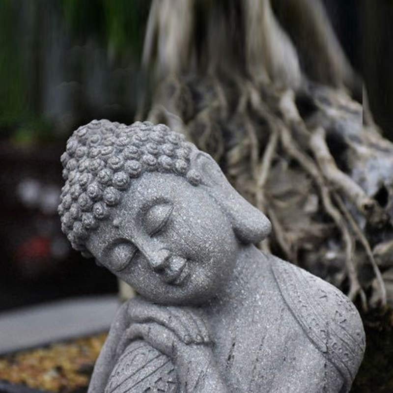 Tibetan Resin Buddha Statue for Meditation and Serenity