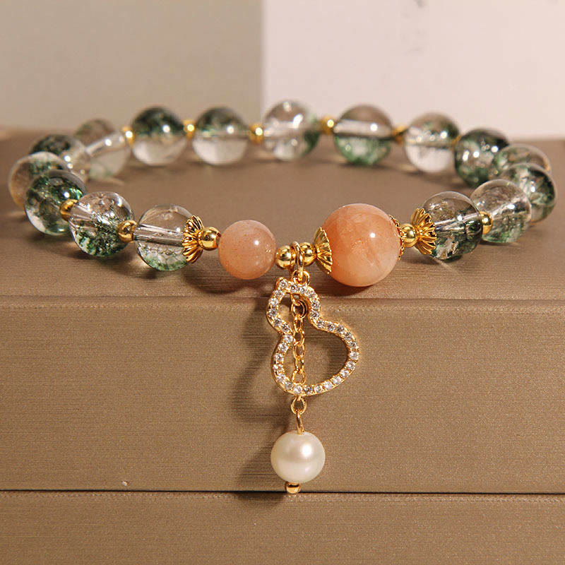 Green Phantom Crystal Confidence Bracelet for Growth
