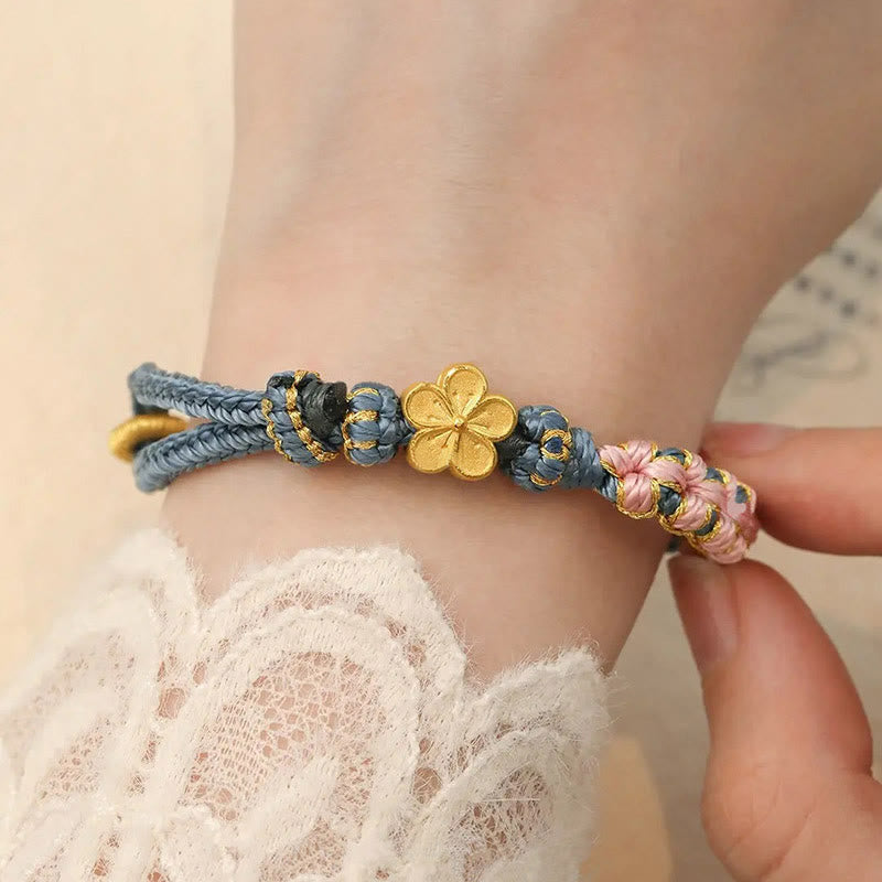 Copper Peach Blossom Wealth Bracelet for Balance