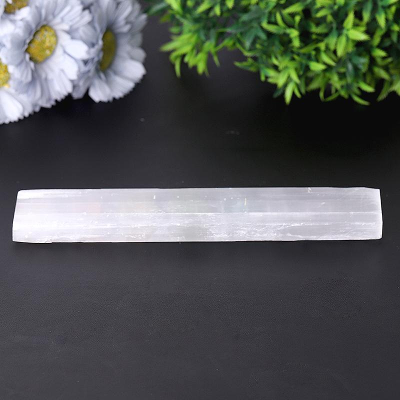 8 Calming Selenite Crystal Wand - Peace
