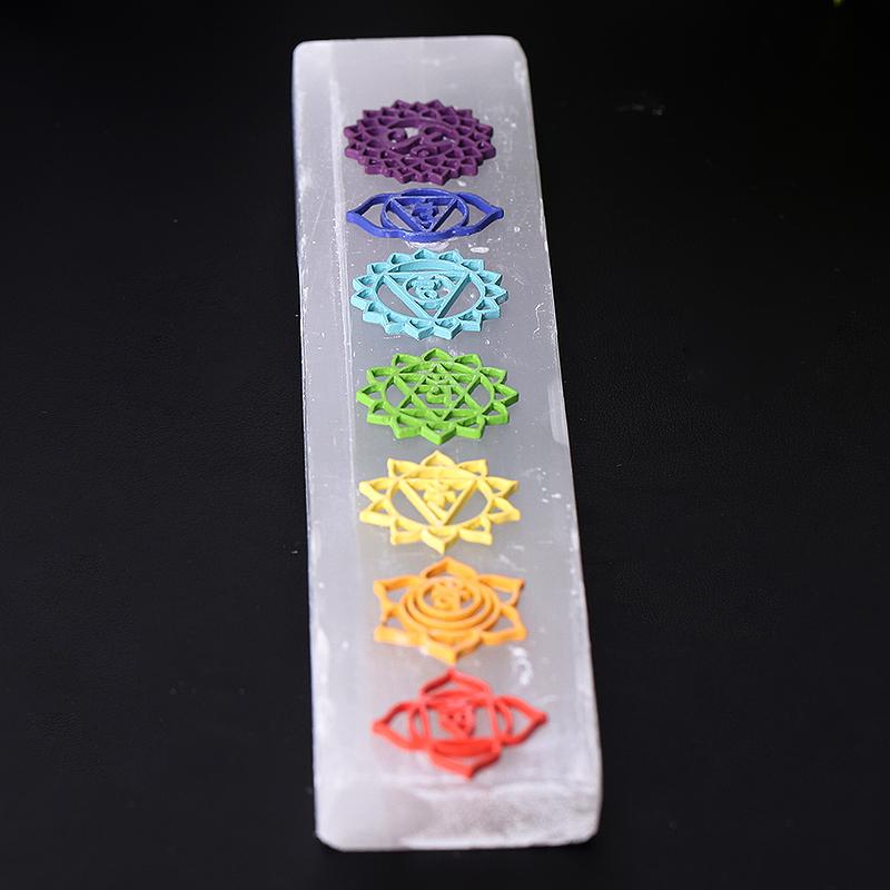 8 Calming Selenite Crystal Wand - Peace