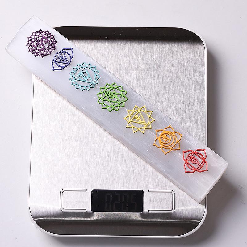 8 Calming Selenite Crystal Wand - Peace