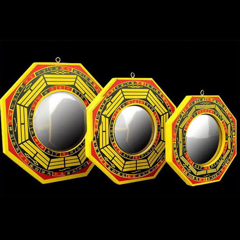 8 in Feng Shui Bagua Map Mirror for Harmony & Balance