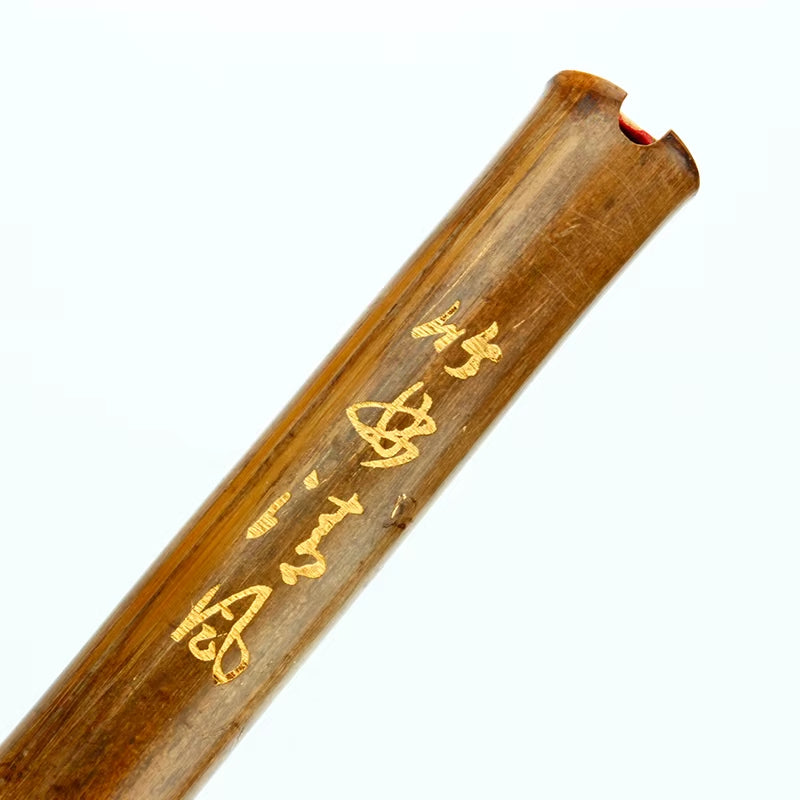 Left Handed Vertical Bamboo Flute Key G Brown Musical Instruments Traditional Chinese Handmade Woodwind Instrument Xiao