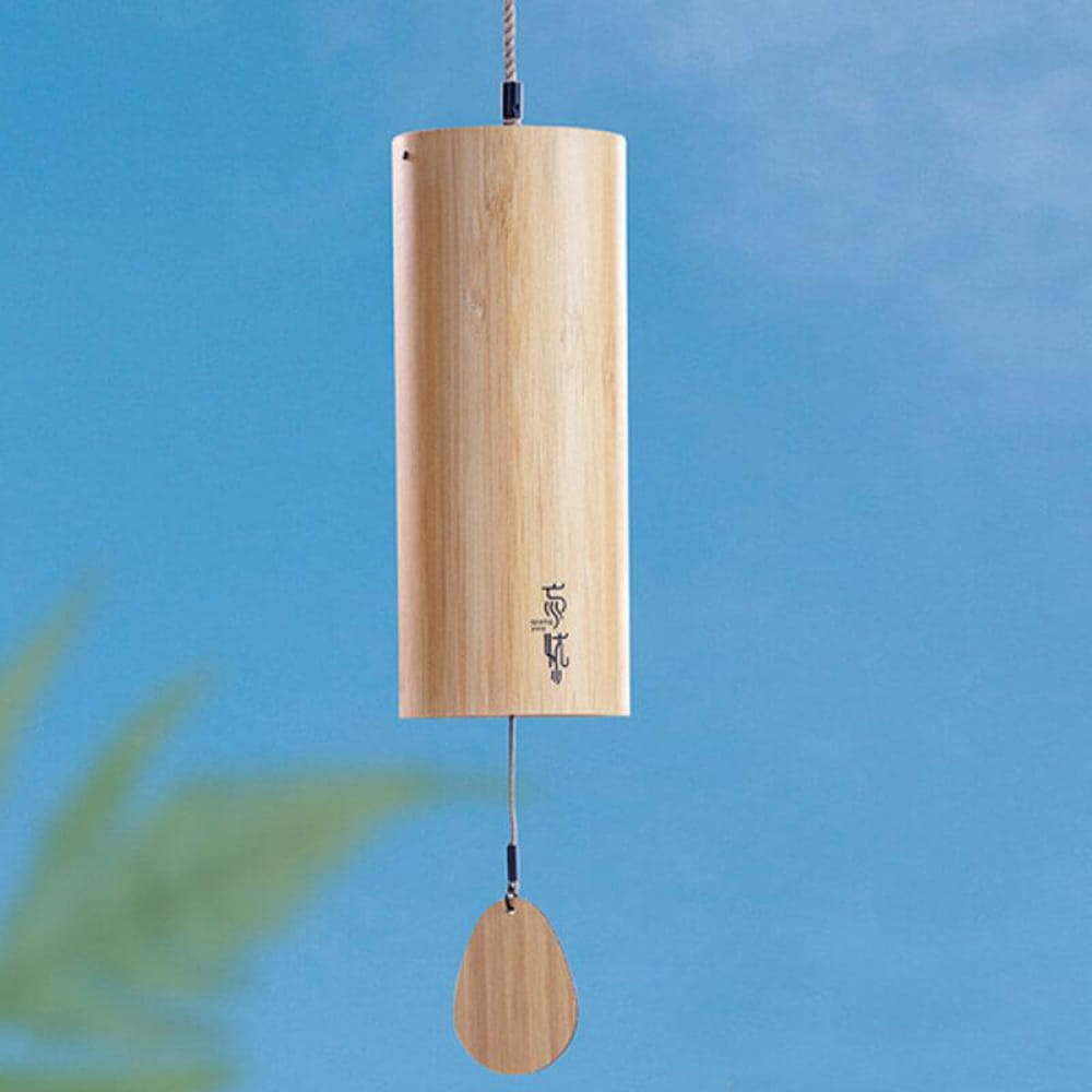 8-Note Bamboo Wind Chime for Indoor & Outdoor Use | C Am Dm G Chords - Wind Chime - On sale