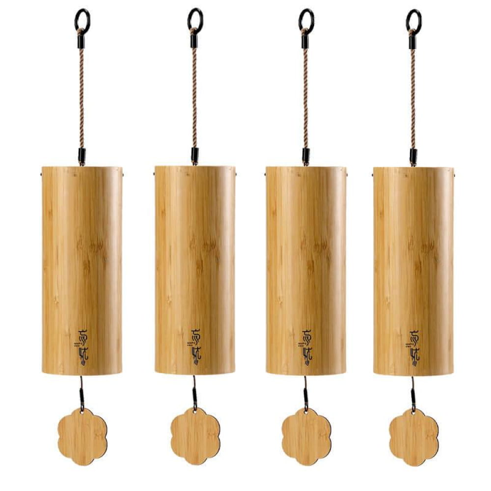 8-Note Bamboo Wind Chime for Indoor & Outdoor Use | C Am Dm G Chords - Season Series Set Wind Chime