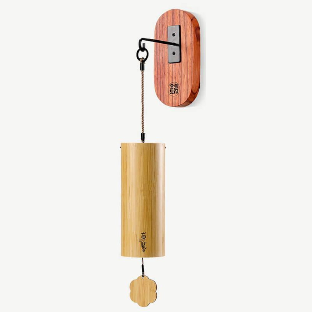 8-Note Bamboo Wind Chime for Indoor & Outdoor Use | C Am Dm G Chords - Spr 8-1 With Wall Hanging