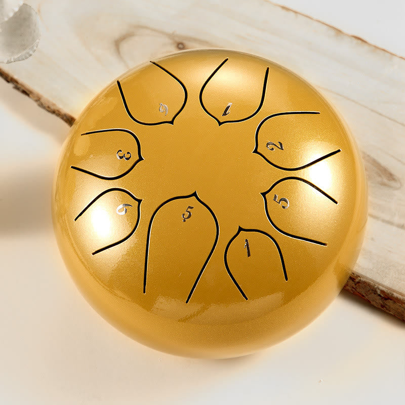 8 Note Steel Tongue Drum Kit for Meditation & Sound Healing