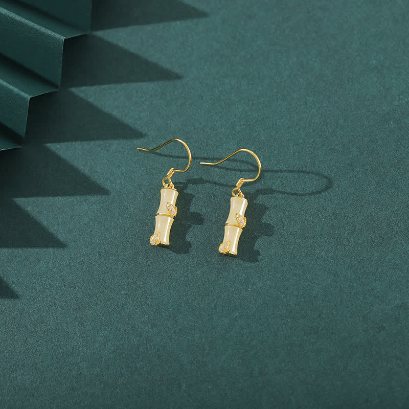 925 Sterling Silver Jade Earrings for Prosperity and Protection