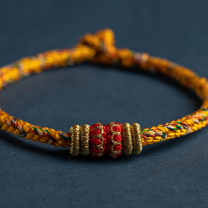 Handmade Chinese Zodiac Red String Bracelet for Luck & Strength